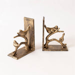 Gold Birds on Branch Bookend