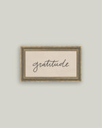 7x12 Gratitude Framed Art