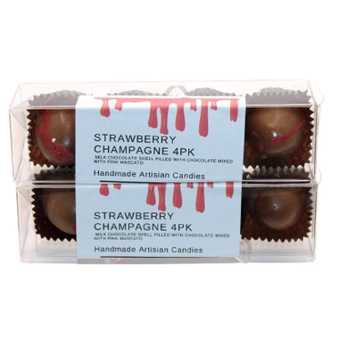 Strawberry Champagne Truffles