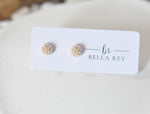 Lettie Pearl Cluster Stud Earrings