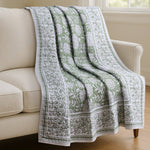 Adare Quilted Throw - Blue - 50x60"