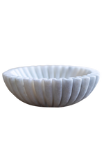 Marble Scalloped Bowl