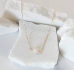 Pippa Pink Quartz Bead Chain Necklace