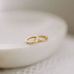 Diana Diamond Gold Hoops