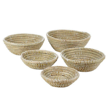Seagrass Woven Basket Bowl