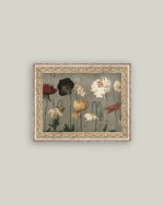 5x7 Vintage Garden Framed Art