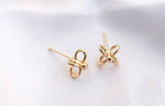 Lainey Gold Flower Studs