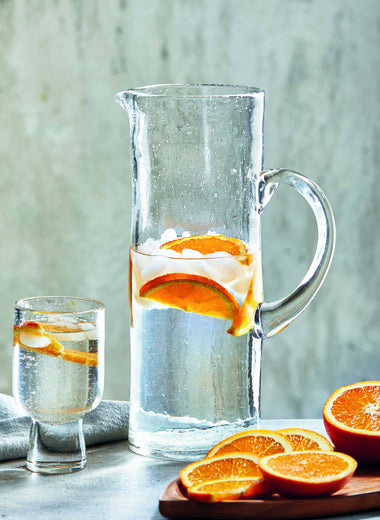 Bubble Glass Tall Pitcher