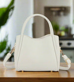 Clara 3 Compartment Satchel/Crossbody Bag - Camel
