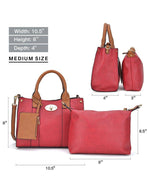Cameran 3-in-1 Boxy Crossbody Bag & Satchel - Tan