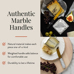 Marble Cheese Knife Gift Set (includes 3 knives)