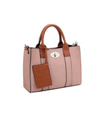 Cameran 3-in-1 Boxy Crossbody Bag & Satchel - Rose Pink