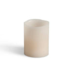2"D x 2.5"H Bisque Wax LED Votive