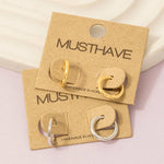 Mini Huggie Hoops - Silver