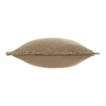 20x20 Fringed Boucle Pillow - Warm Sand