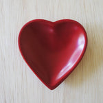 Heart Dish - Red
