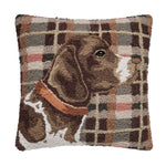 16x16 Hunting Dog Hook Pillow