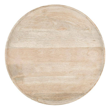 Light Wash Round Serving Tray - 15"