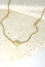 Classic Mini Heart Necklace - Gold