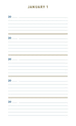 Denim One Line A Day