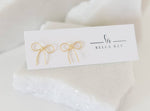 Lela Bow Stud Earrings
