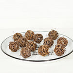 2" Twiggy Rattan Balls - Set of 12
