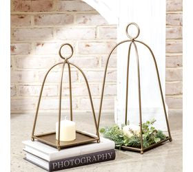 Arched Gold Lantern