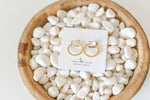 Vivi 18k Gold Beaded Hoop Earrings