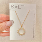 Gold Sunburst Necklace