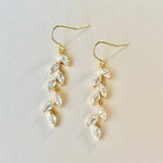 Marquise Gold Dangle Earrings