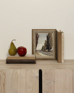5x7 European Tree Lane Framed Art