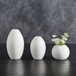 Bisque White Matte Vase