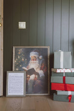 12x16 Classic Santa Framed Art