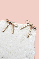 Classic Bow Earrings - Gold