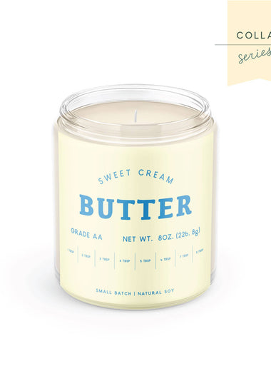 8 oz Poured Goods Candle - Sweet Cream Butter