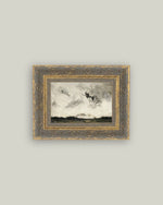 8x10 Witch Flying Through The Night Framed Art