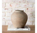 Natural Stripe Ceramic Vase