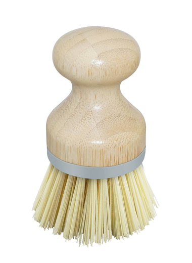 Bamboo Palm Dish Brush - Gray