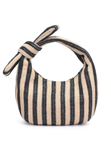 Penny Clutch Bag - Black Natural