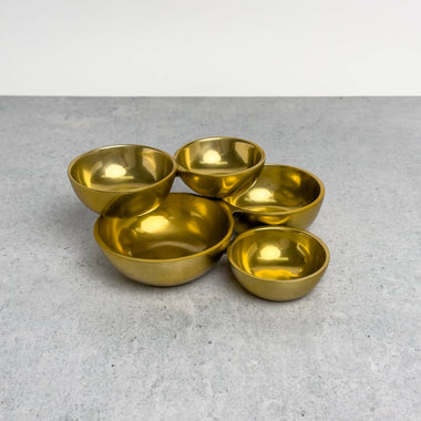 Gold  5-Cluster Bowl