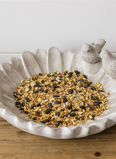 Lark's Rest Cement Bird Feeder