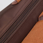 Britney Nylon Double Handle Crossbody Bag - Taupe