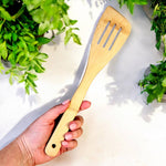 Bamboo Kitchen Slotted Spatula