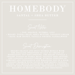 Homebody - Santal + Shea Butter Fluted Coconut Wax Candle