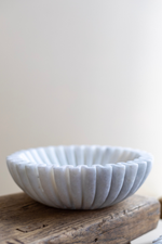 Marble Scalloped Bowl