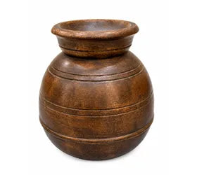 Carved Wood Vase
