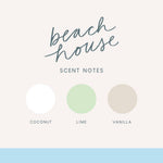 8 oz Poured Goods Candle - Beach House