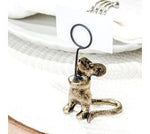 Gold Mouse Place Card Holder