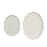 Scalloped Oval Platter