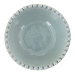 8" Ceramic Beaded Bowl - Coastal Blue